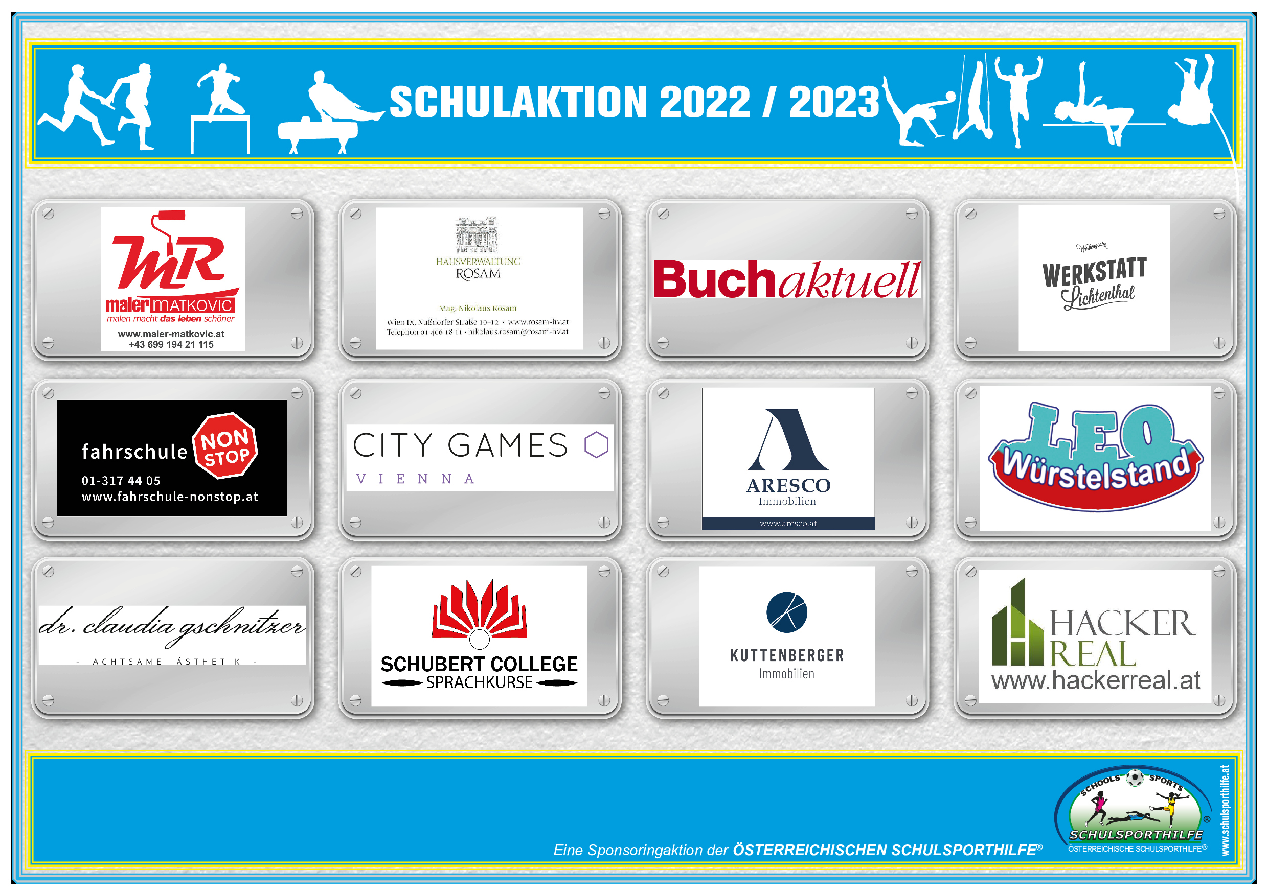 Schulaktion - Sponsoren 1