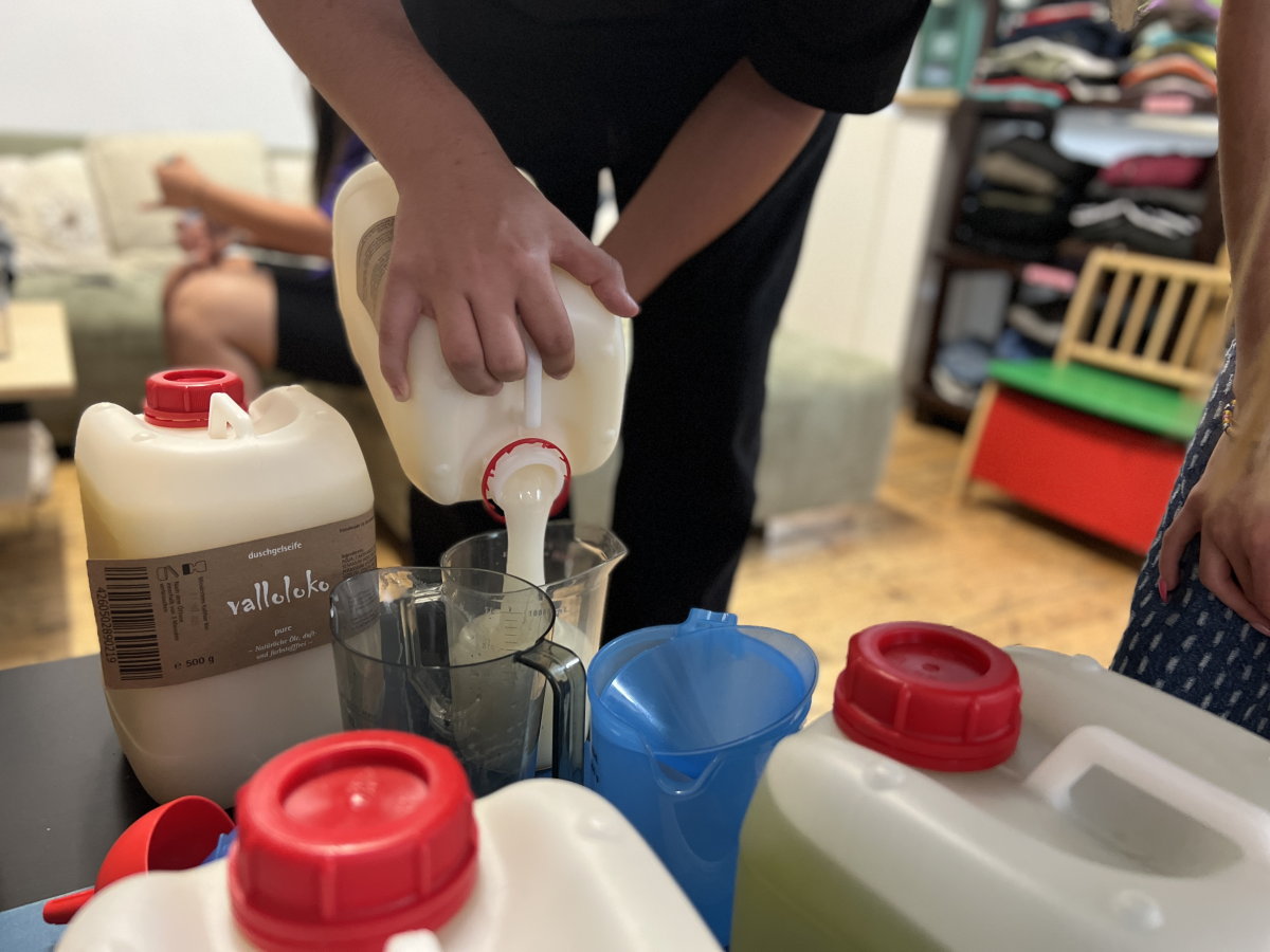 Abfüllung von Hygieneartikel