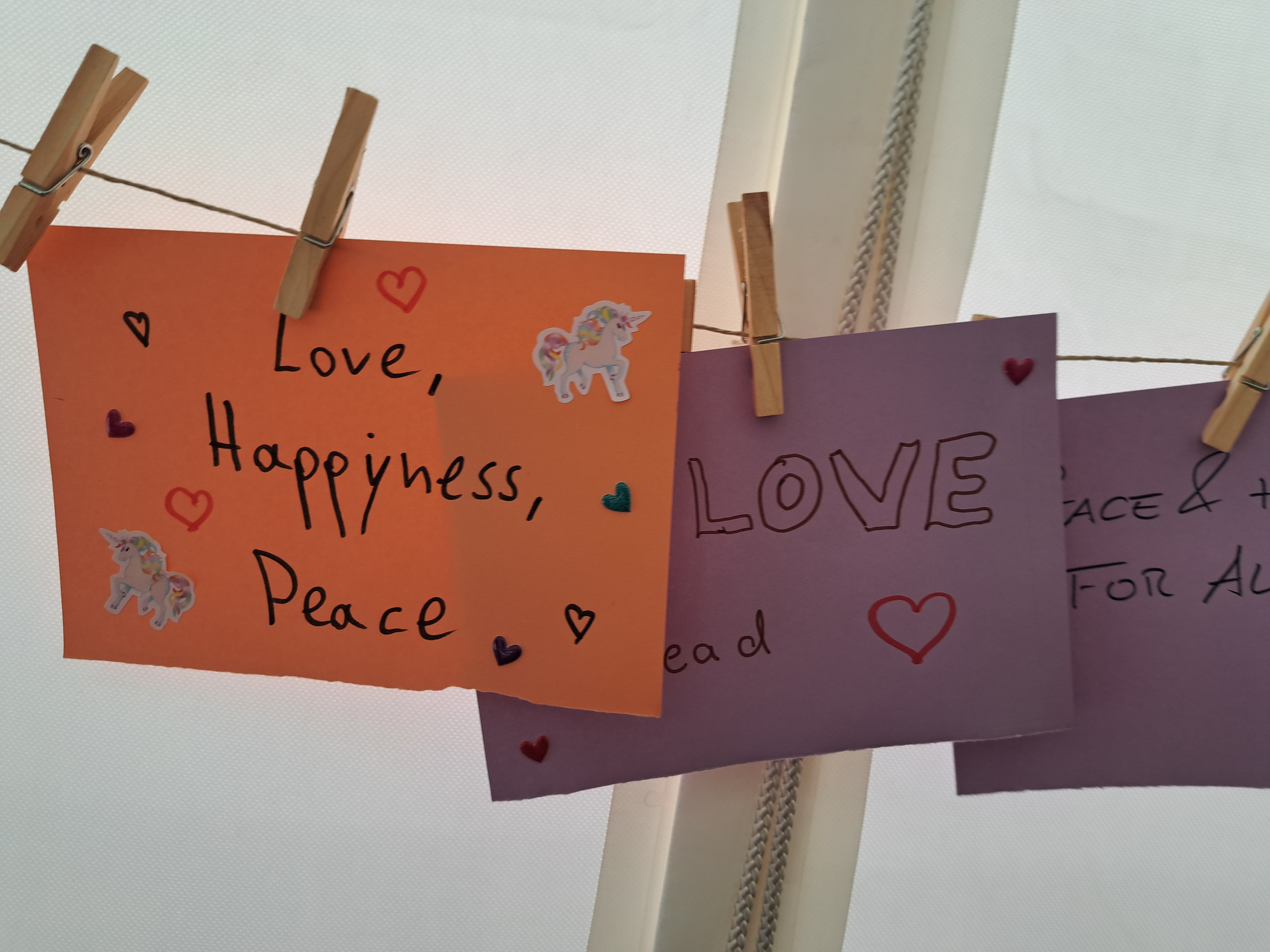 love, happiness, peace