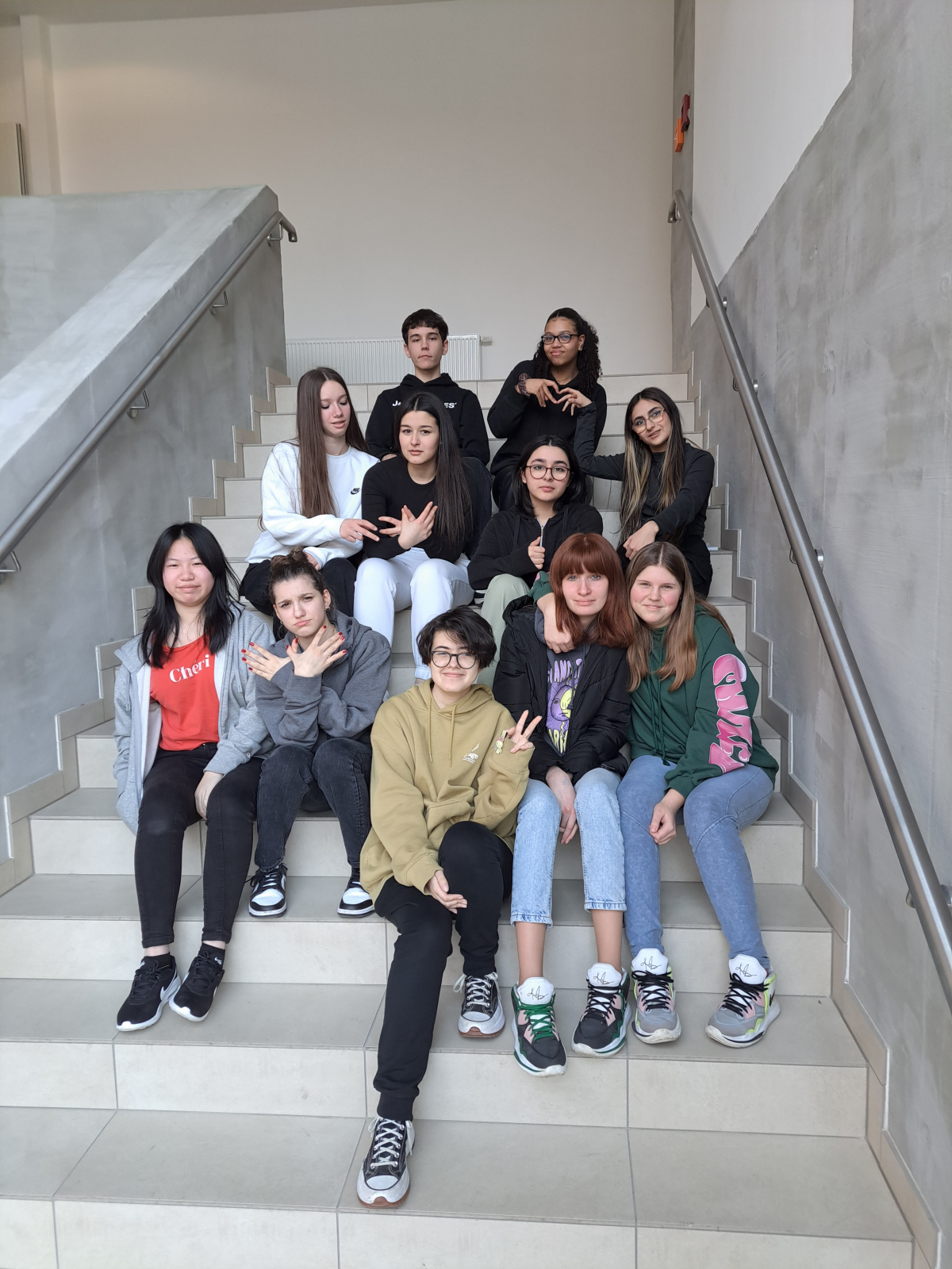 schüler*innen der 1hmb und 1hka