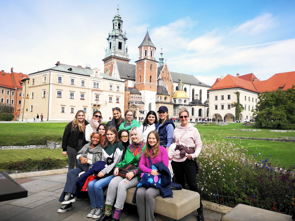 Reisegruppe in Krakau