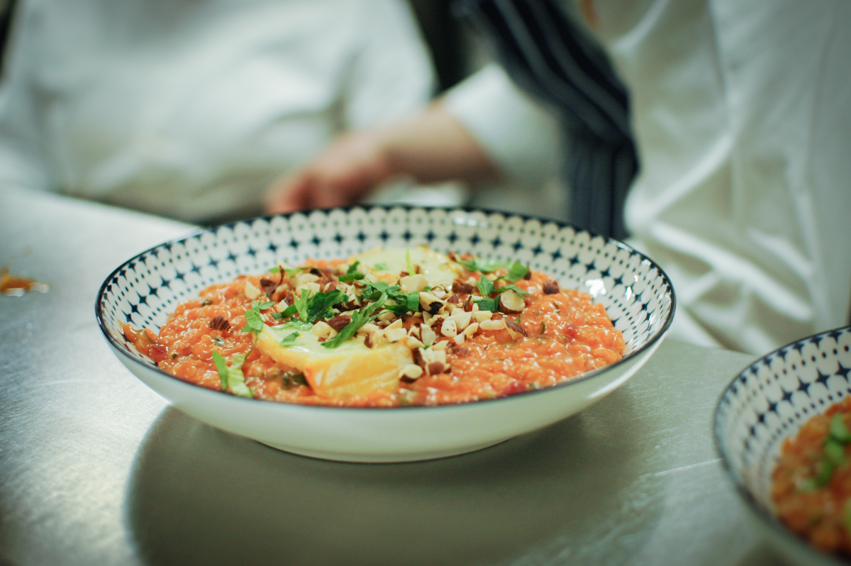 Rotes Rübenrisotto