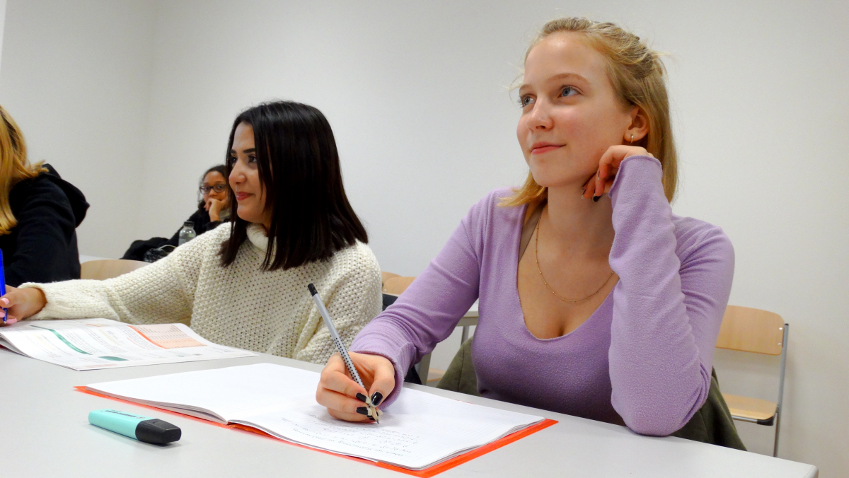 Im Theorieunterricht