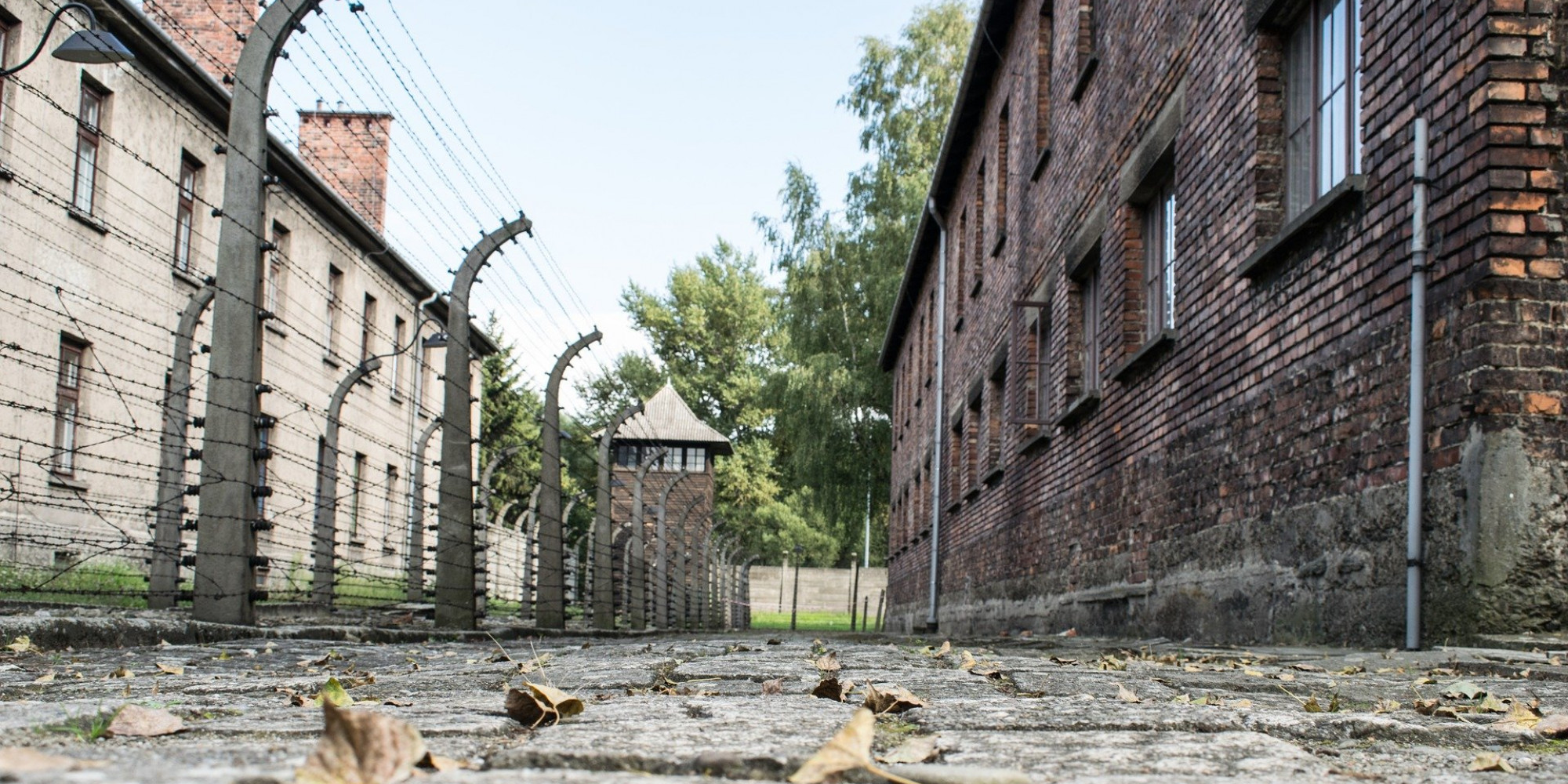 Weg im Konzentrationslager